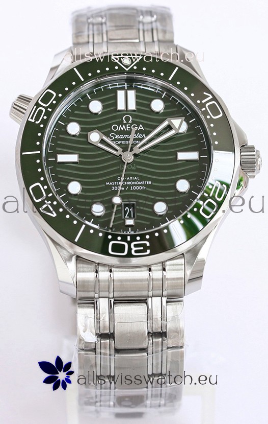 Omega Seamaster 300M Master Chronometer Green Swiss 904L Steel 1:1 Mirror Replica Watch