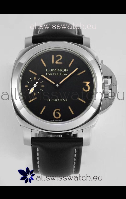 Panerai Luminor 8 Giorni PAM00915 Black Dial in 1:1 Mirror Quality - 904L Steel 