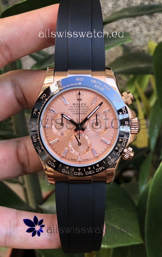 Rolex Cosmograph Daytona 116508 Rose Gold Original Cal.4130 Movement - Ultimate 904L Steel Watch