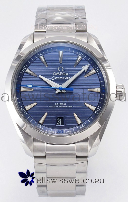 Omega Aqua Terra 150M Blue Dial 904L Steel Casing 1:1 Mirror Replica 41MM 