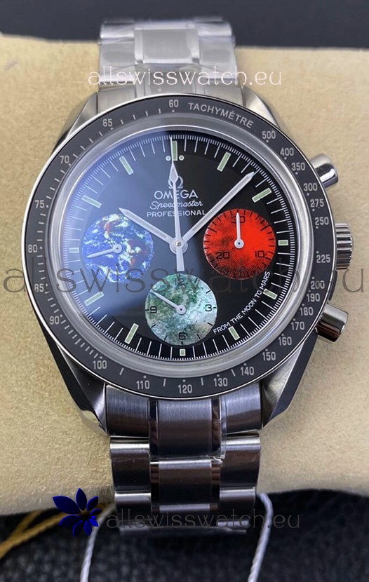 Omega Speedmaster Moon to Mars Edition Chronograph 42MM Black Dial 1:1 Mirror Replica Watch