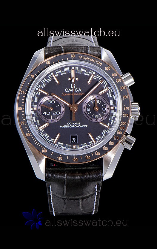Omega Speedmaster Racing Co-Axial Master Chronograph Swiss Watch in Two Tone Bezel
