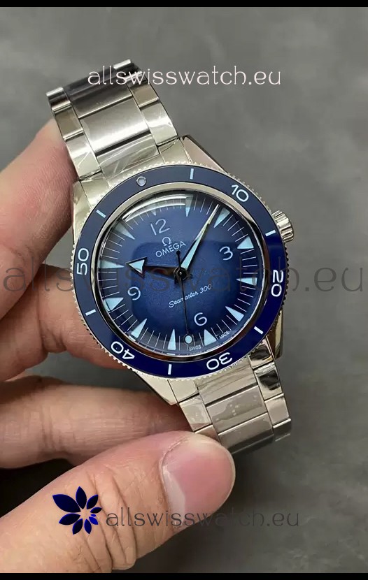 Omega Seamaster 300 "Summer Blue" 1:1 Mirror Swiss Replica Watch