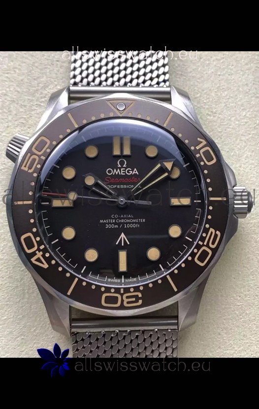 Omega Super Clone Seamaster 300M No Time To Die Edition Titanium Casing Replica Watch