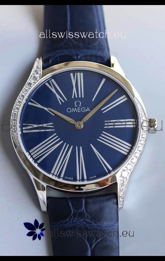 Omega De Ville Tresor Edition Swiss Quartz Watch 36MM Steel Casing White Dial