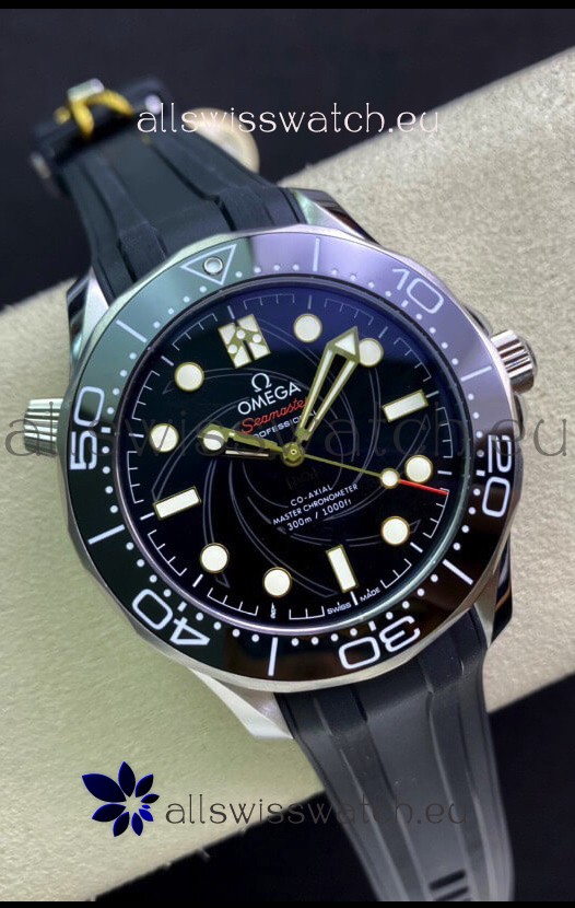 Omega Seamaster Diver 300M Edition 1:1 Mirror Replica Watch in Black Dial 