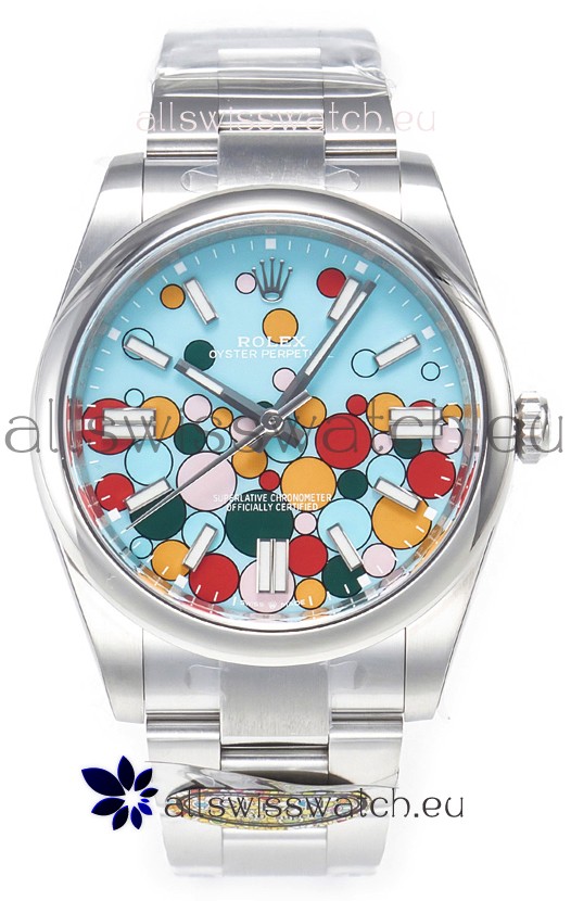 Rolex Oyster Perpetual Super Clone REF# 124300 Celebration Dial in 41MM ETA 3230 Replica Watch 