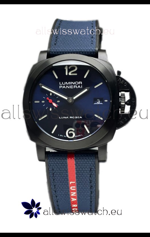 Panerai Luminor Marina PAM1408 Quaranta DLC Coated Luna Rossa 1:1 Mirror Replica Watch 40MM