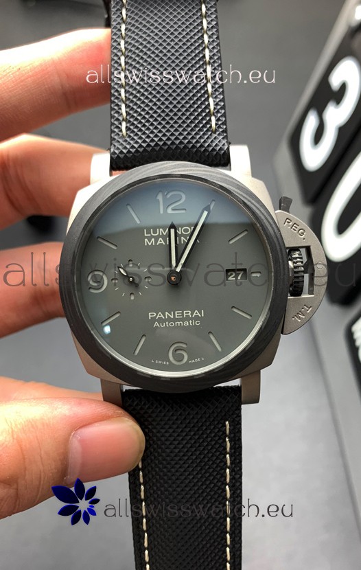 Panerai Super Clone Luminor Marina Titanium PAM1662 1:1 Mirror Swiss Replica Watch 44MM