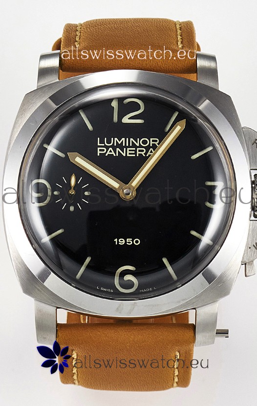 Panerai Super Clone Luminor 1950 PAM127 904L Steel Edition Swiss Replica Watch