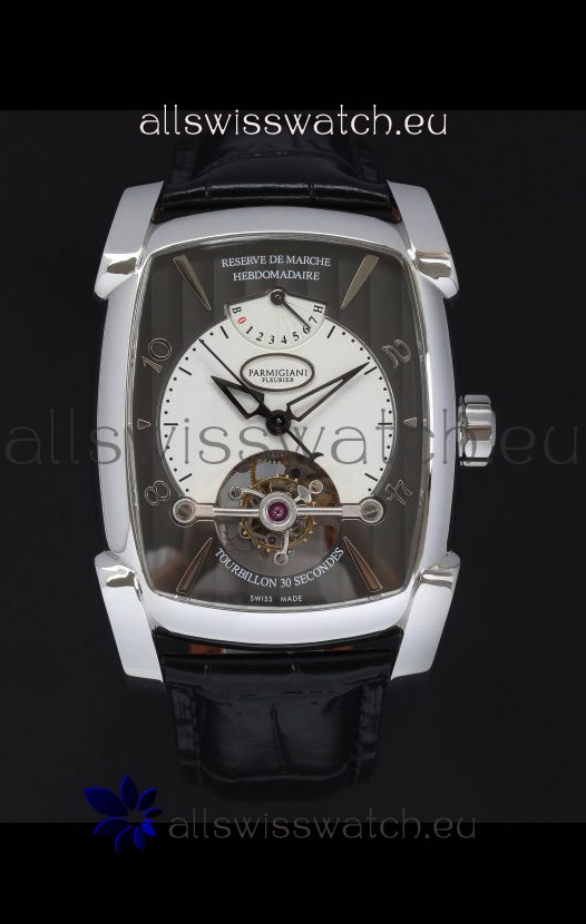 Parmigiani Fleurier Kalpa XL Stainless Steel 1:1 Genuine Tourbillon Swiss Replica Watch 