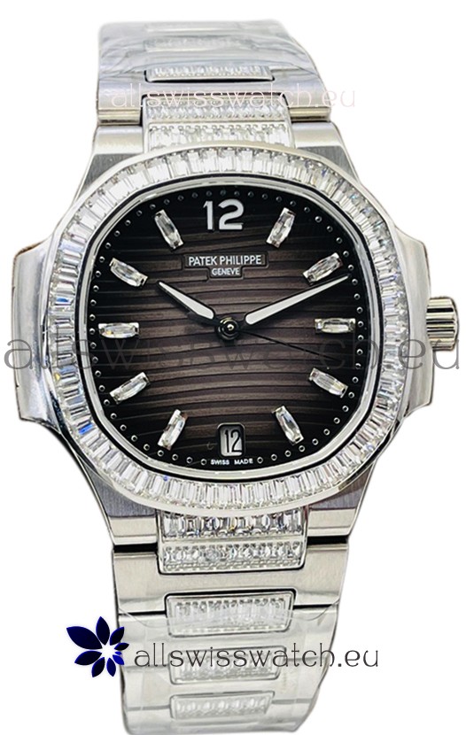 Patek Philippe Nautilus 7118 35MM 1:1 Stainless Steel Grey Dial 1:1 Mirror Replica Watch
