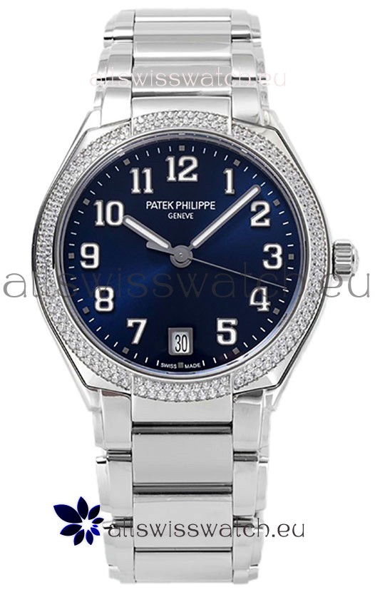 Patek Philippe Twenty-4 Blue Dial 904L Steel Casing 1:1 Mirror Replica Watch 36MM