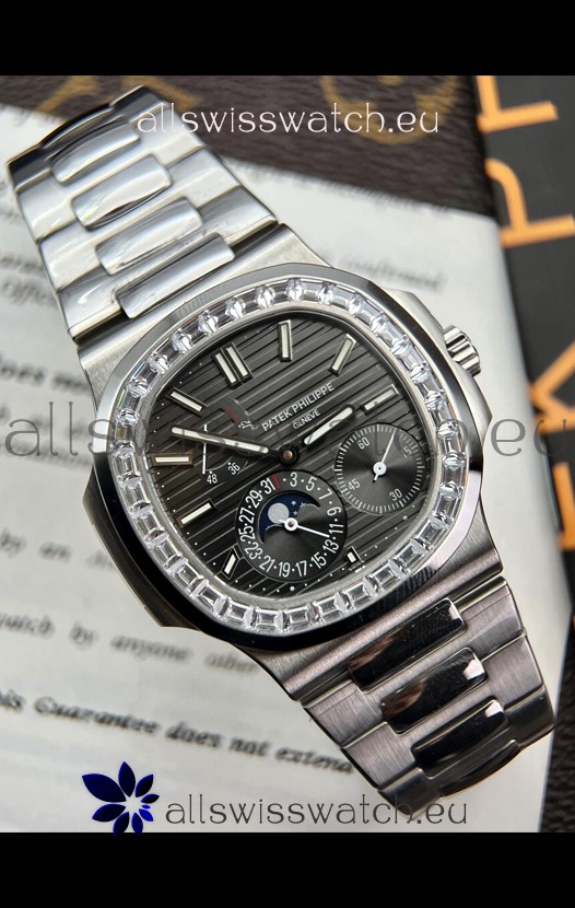 Patek Philippe Nautilus 5712G 1:1 Quality Swiss Replica Watch in Grey Dial