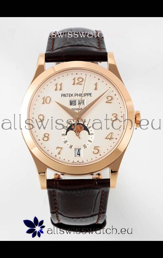 Patek Philippe Annual Calendar 5396R-012 Complications Swiss Replica Watch in White Dial