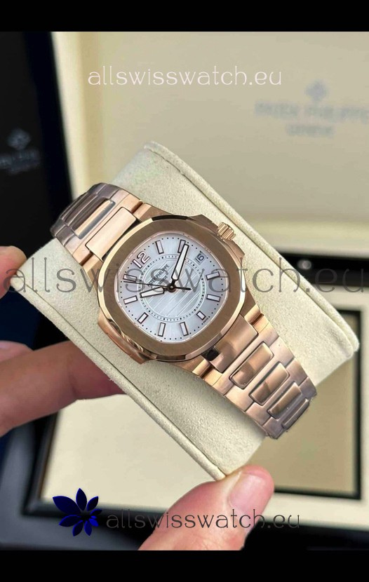 Patek Philippe Nautilus Super Clone 7010/1GR-011 32MM 1:1 Mirror Replica 