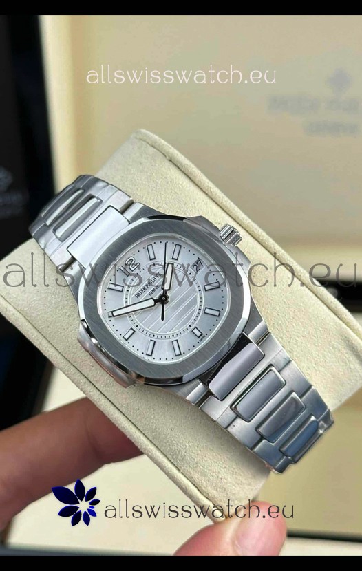 Patek Philippe Nautilus Super Clone 7010 32MM 1:1 Mirror Replica Steel Dial 
