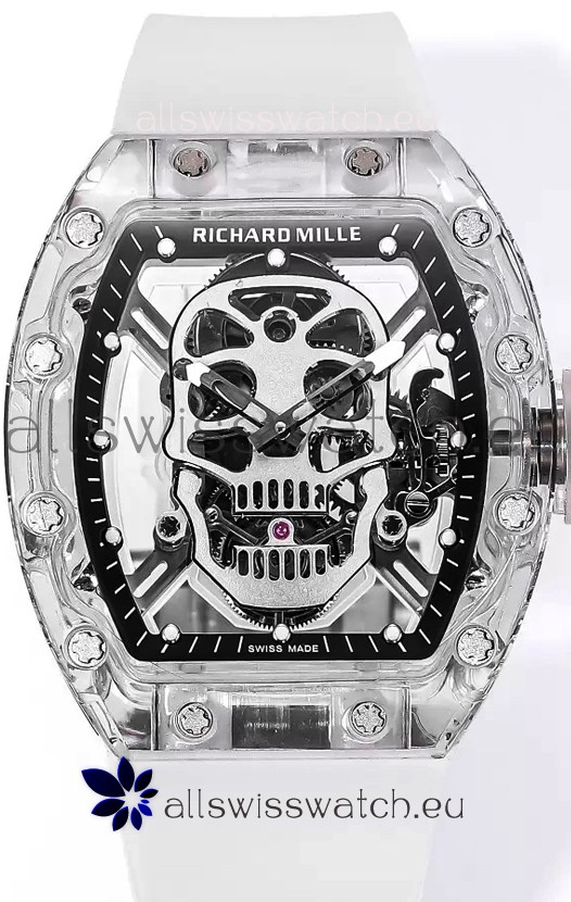 Richard Mille RM52-01 Sapphire Casing with Genuine Tourbillon Movement 1:1 Ultimate Replica