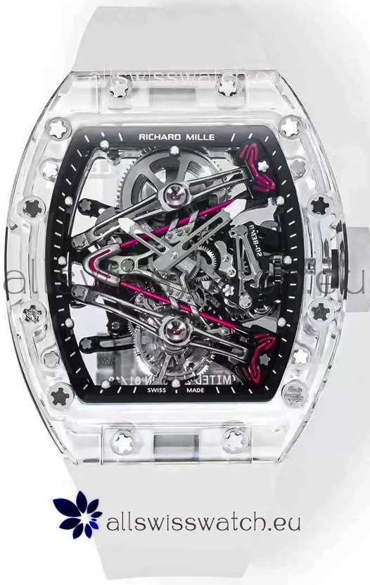 Richard Mille RM38-02 Sapphires Bubba Watson Genuine Tourbillon Movement 1:1 Mirror Replica