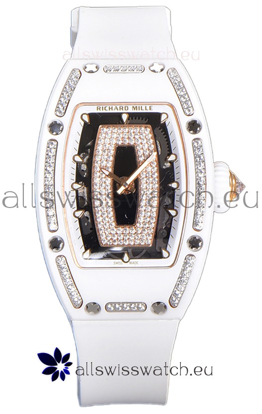 Richard Mille RM007 White Ceramic Automatic Superclone Swiss Replica Watch