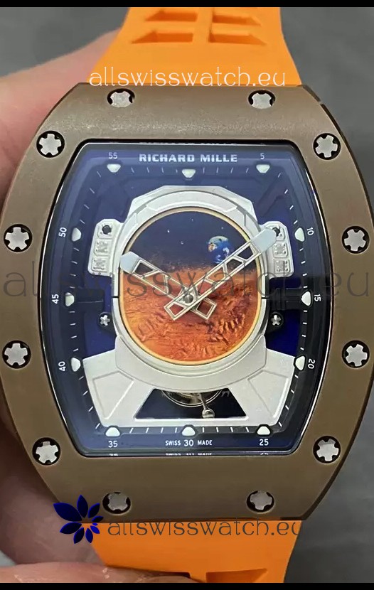 Richard Mille RM52-02 Limited Edition Pharrell Williams Genuine Tourbillon 1:1 Replica Watch 