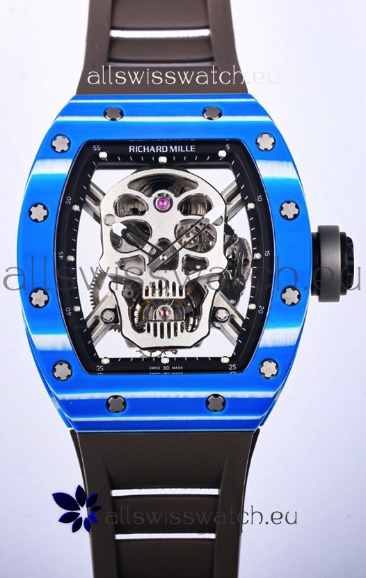Richard Mille RM052-1 Tourbillon in Blue NTPT Carbon Casing - 1:1 Mirror Quality