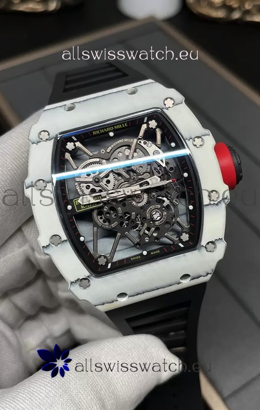 Richard Mille RM35-01 Rafael Nadal Carbon Fiber Casing with Genuine Tourbillon Super Clone Watch