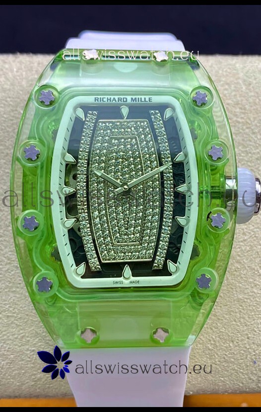 Richard Mille RM-07-02 Green Sapphire Ladies 1:1 Mirror Replica Watch 