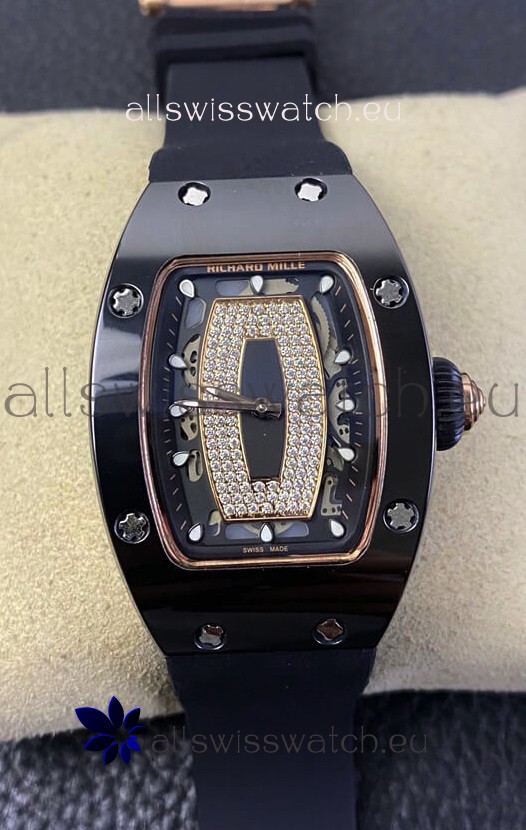 Richard Mille RM-07-01 Ceramic Casing Ladies 1:1 Swiss Replica Watch