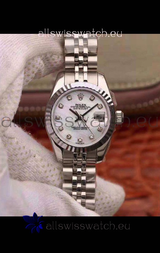 Rolex Datejust Ladies 28MM Cal.3135 Movement Swiss Replica in 904L Steel Casing