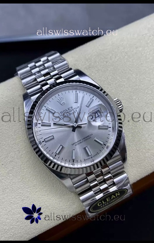 Rolex Datejust Cal.3235 Movement 1:1 Mirror Replica 904L Steel 36MM - Steel Dial