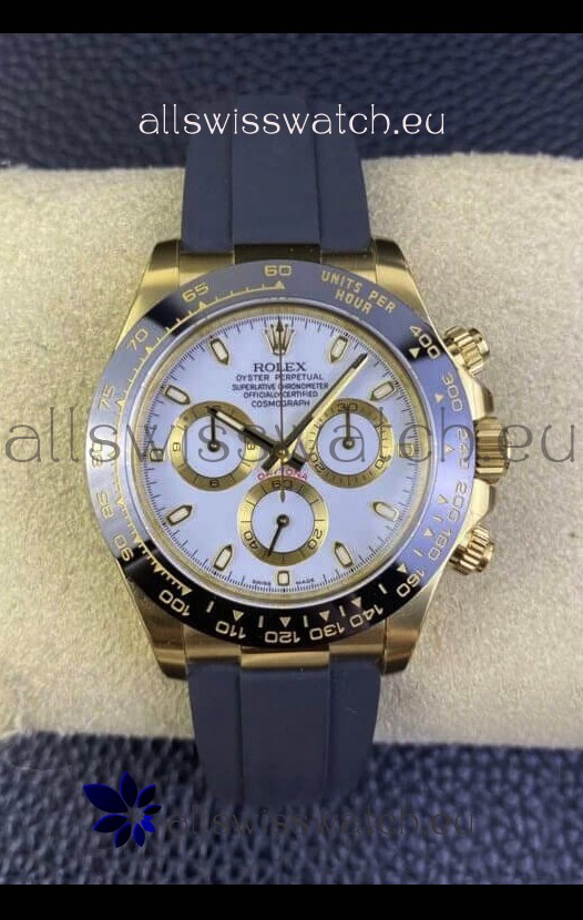 Rolex Daytona 116518-1 Yellow Gold Original Cal.4130 Movement - 1:1 Mirror 904L Steel Watch