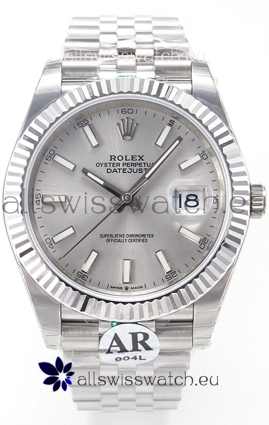 Rolex Super Clone Datejust ETA 3235 Movement 41MM 904L Steel Swiss Watch Steel Dial 