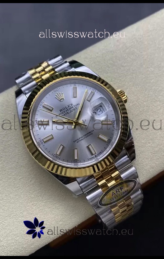Rolex Datejust M126333 41MM ETA3235 72 Hours Power Steel Dial Jubilee 1:1 Mirror Replica Yellow Gold 904L Steel