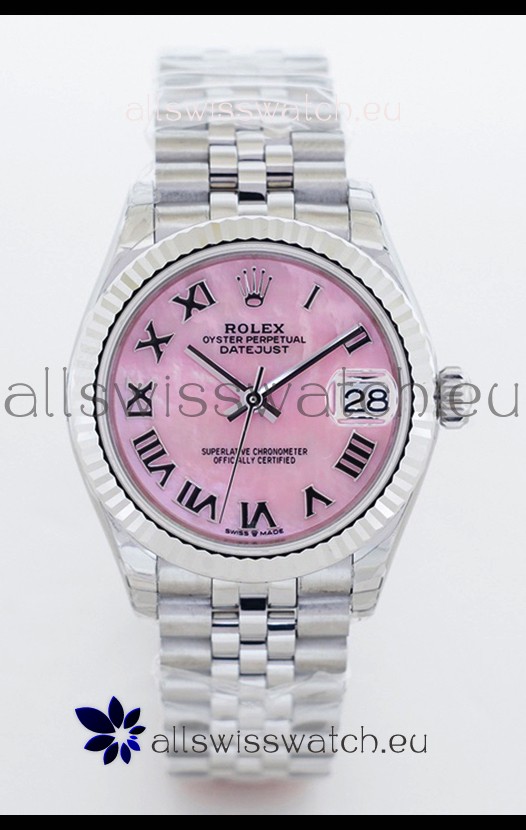 Rolex Datejust M126234 36MM ETA2836 Pink Mother of Pearl Dial - Roman Numerals 