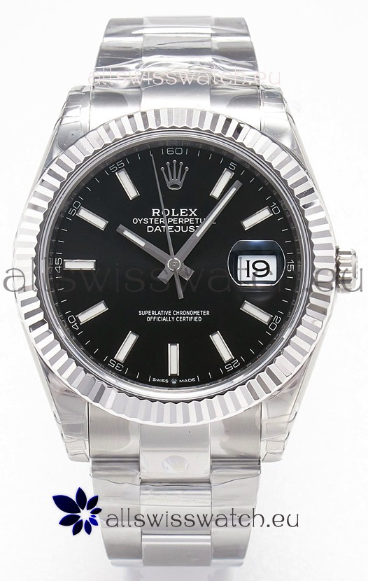 Rolex Datejust 126334 41MM ETA3235 72 Hours Power Black Dial Oyster 1:1 Mirror Replica