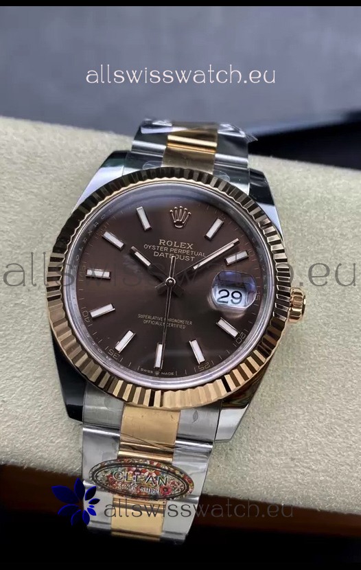 Rolex Datejust 126331 41MM ETA 3235 Swiss 1:1 Mirror Replica Watch in Rose Gold 904L Steel