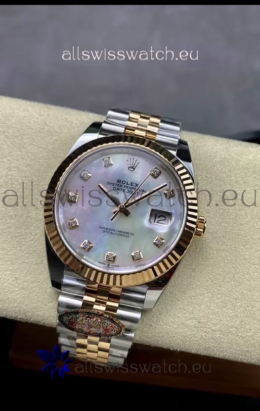 Rolex Datejust 126331 41MM ETA 3235 Swiss 1:1 Mirror Replica Watch in Rose Gold 904L Steel