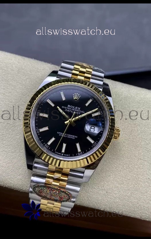 Rolex Datejust 126331 41MM ETA 3235 Swiss 1:1 Mirror Replica Watch in Yellow Gold 904L Steel 