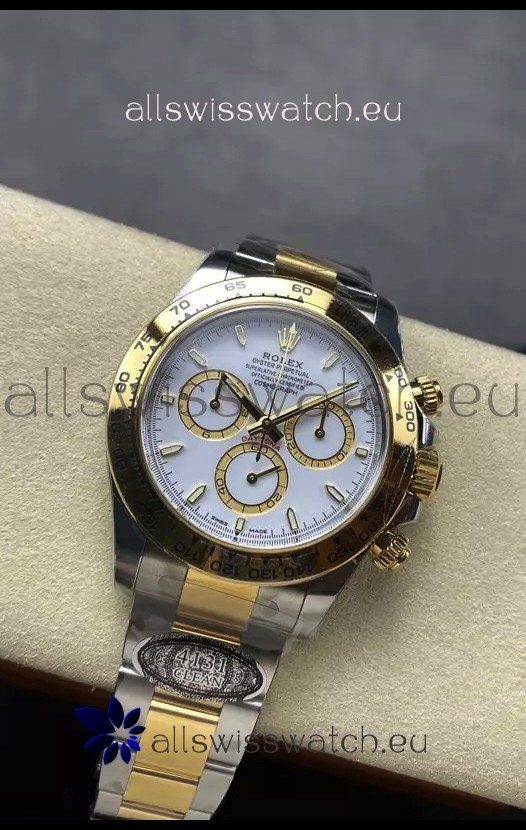 Rolex Daytona Super Clone M126503 Yellow Gold Two Tone Original Cal.4131 Movement