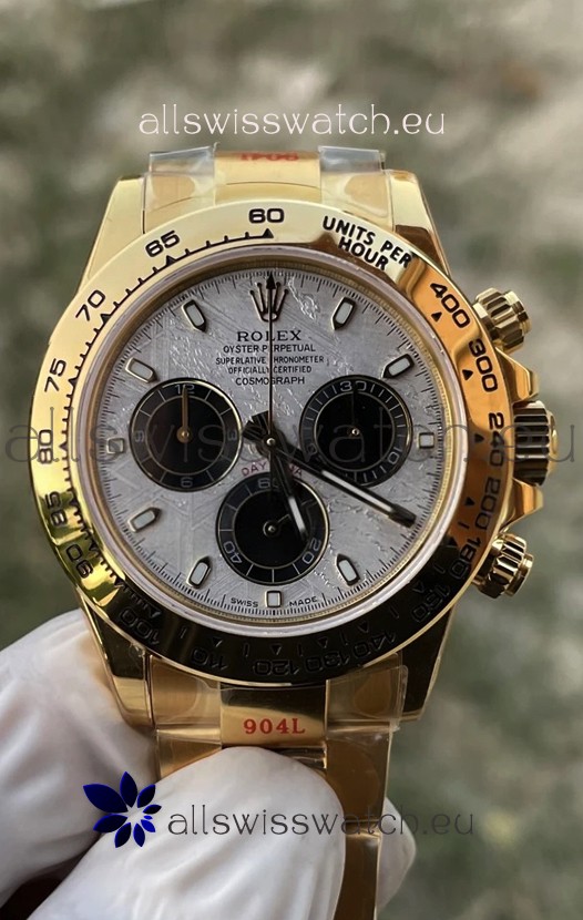 Rolex Daytona Super Clone 116519LN Meteorite Dial Cal.4131 Movement - Rose Gold Casing