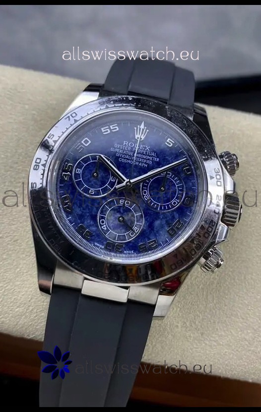 Rolex Cosmograph Daytona Blue Sodalite Dial Original Cal.4130 Movement - 904L Steel Watch