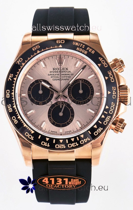 Rolex Cosmograph Daytona M126515 Rose Gold Casing & Dial Original Cal.4131 Movement Watch 