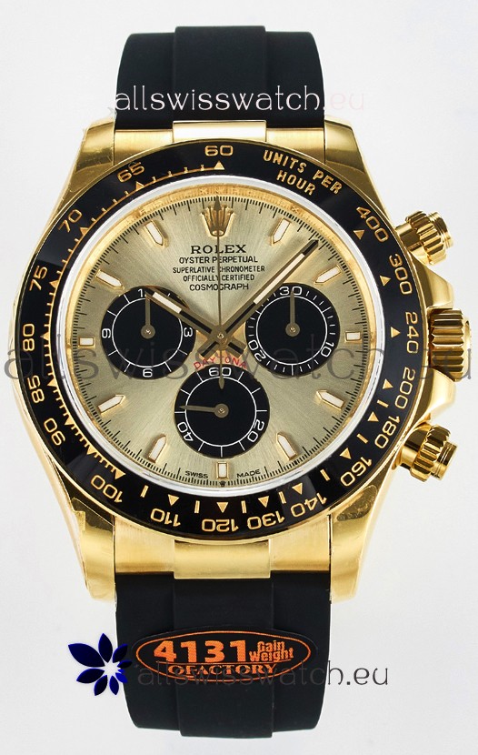 Rolex Cosmograph Daytona M126518 Yellow Gold Casing and Gold Dial Original Cal.4131 Movement