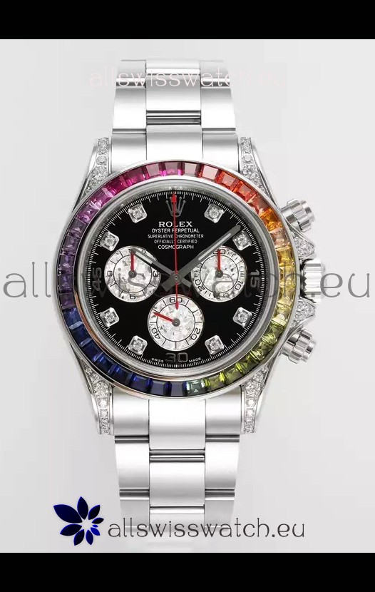 Rolex Cosmograph Daytona 116599RBOW Stainless Steel Original Cal.4130 Movement 