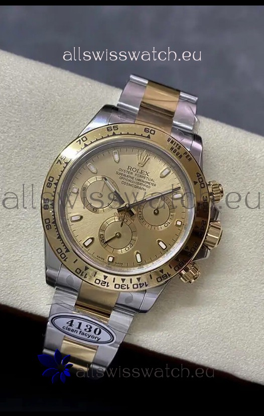 Rolex Cosmograph Daytona 116508 Yellow Gold Original Cal.4130 Movement - Improved Ultimate 904L Steel Watch