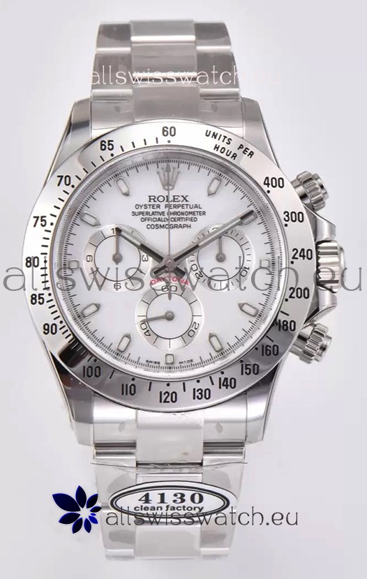 Rolex Cosmograph Daytona M116520-78590 Original Cal.4130 Movement - 904L Steel Watch