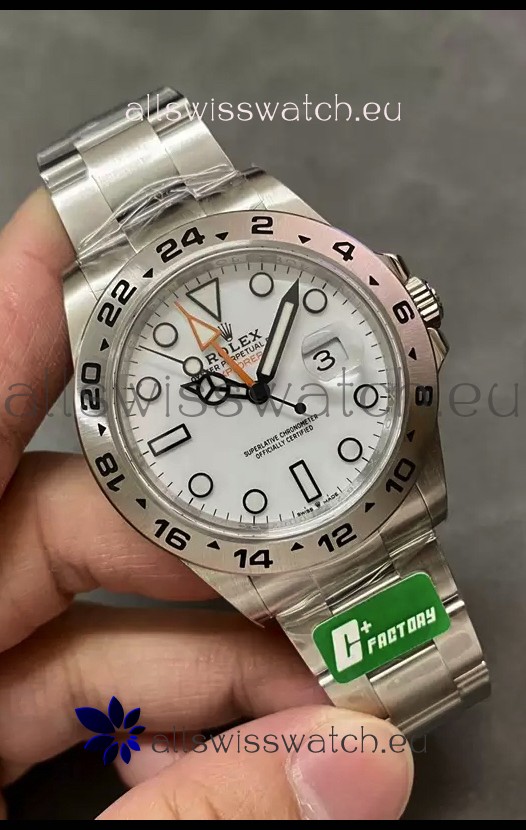 Rolex Explorer M216570-001 1:1 Mirror Replica Watch - White Dial CAL. 3285 Movement