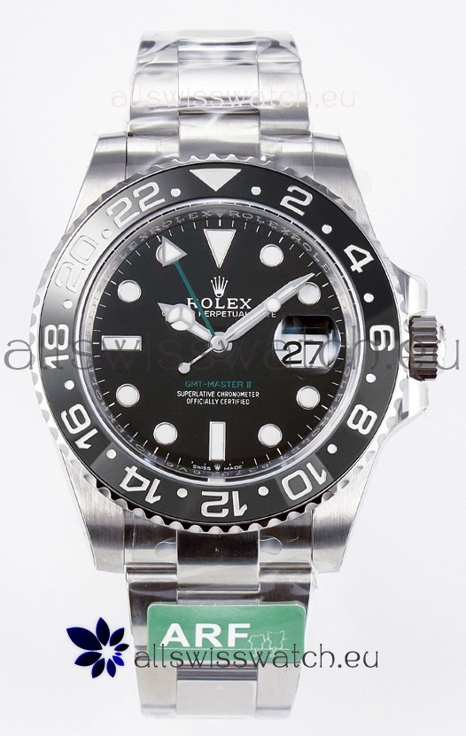Rolex GMT Masters II Super Clone 126710GRNR "Bruce Wayne" 904L Steel Oyster Strap Swiss Replica Watch