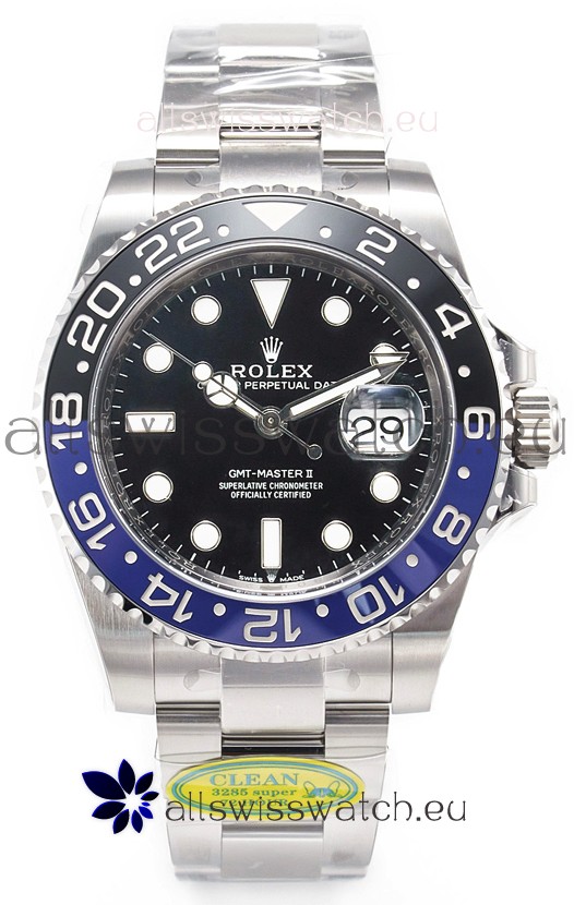 Rolex GMT Masters II Super Clone 126710BLNR Batman Cal.3285 Movement Swiss Replica Watch